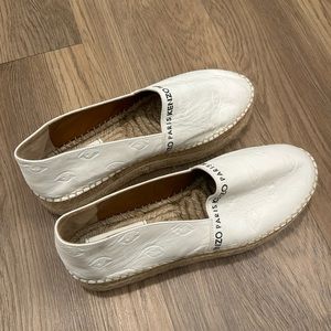 KENZO Paris - Multi Eye Platform Espadrilles in White